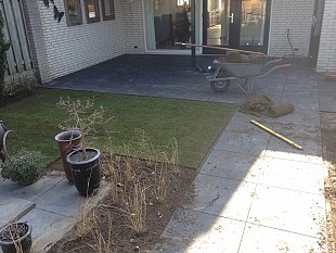 Tuin met pad