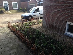 Voor- en achtertuin Hoekwoning