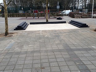 Bestrating schoolplein