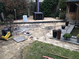 Tuin met pad